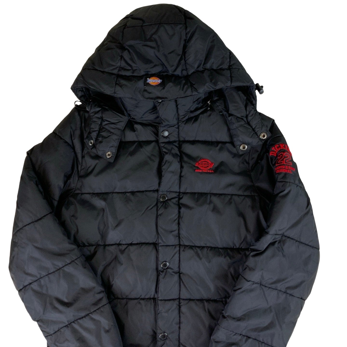 Black Dickies Insulated Puffer Jacket XS S