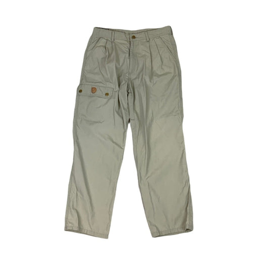 Vintage 90s Fjallraven Classic Beige Cargo Work Trousers S 12