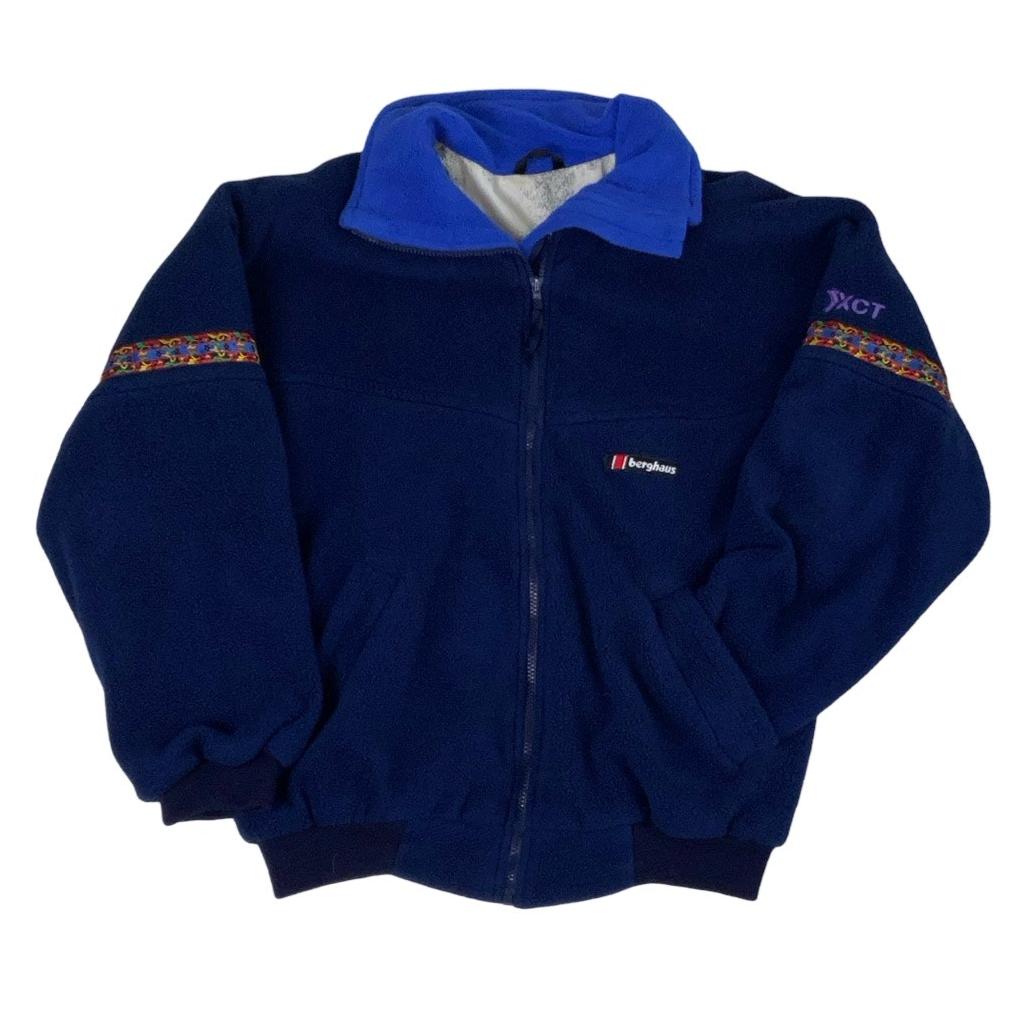 Vintage 00s Berghaus Blue Fleece Jacket M L