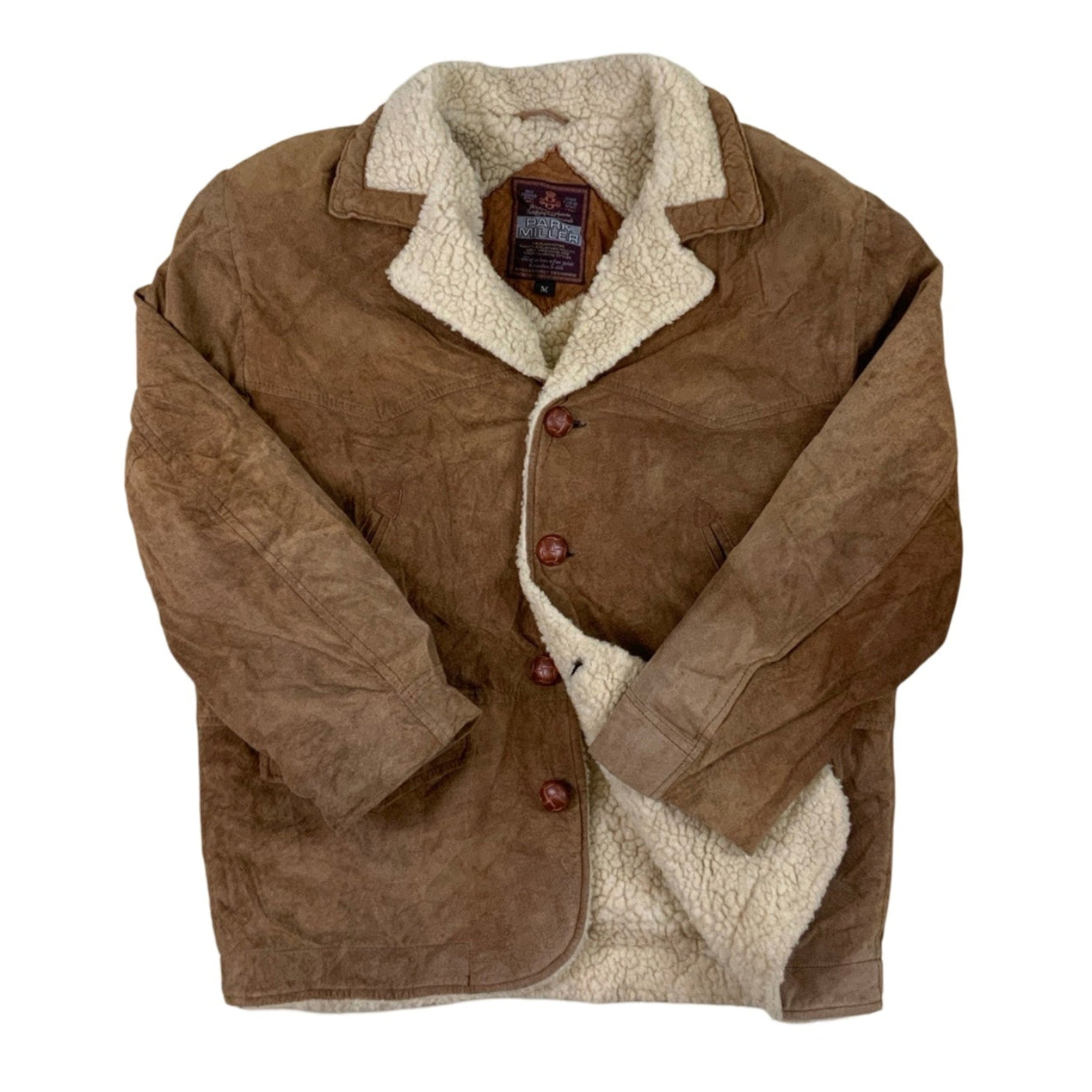 Vintage 'Park Miller' Brown Shearling Jacket S M