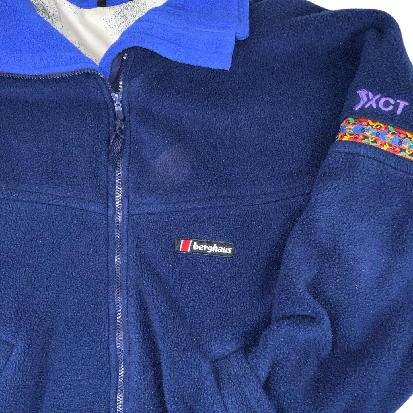 Vintage 00s Berghaus Blue Fleece Jacket M L