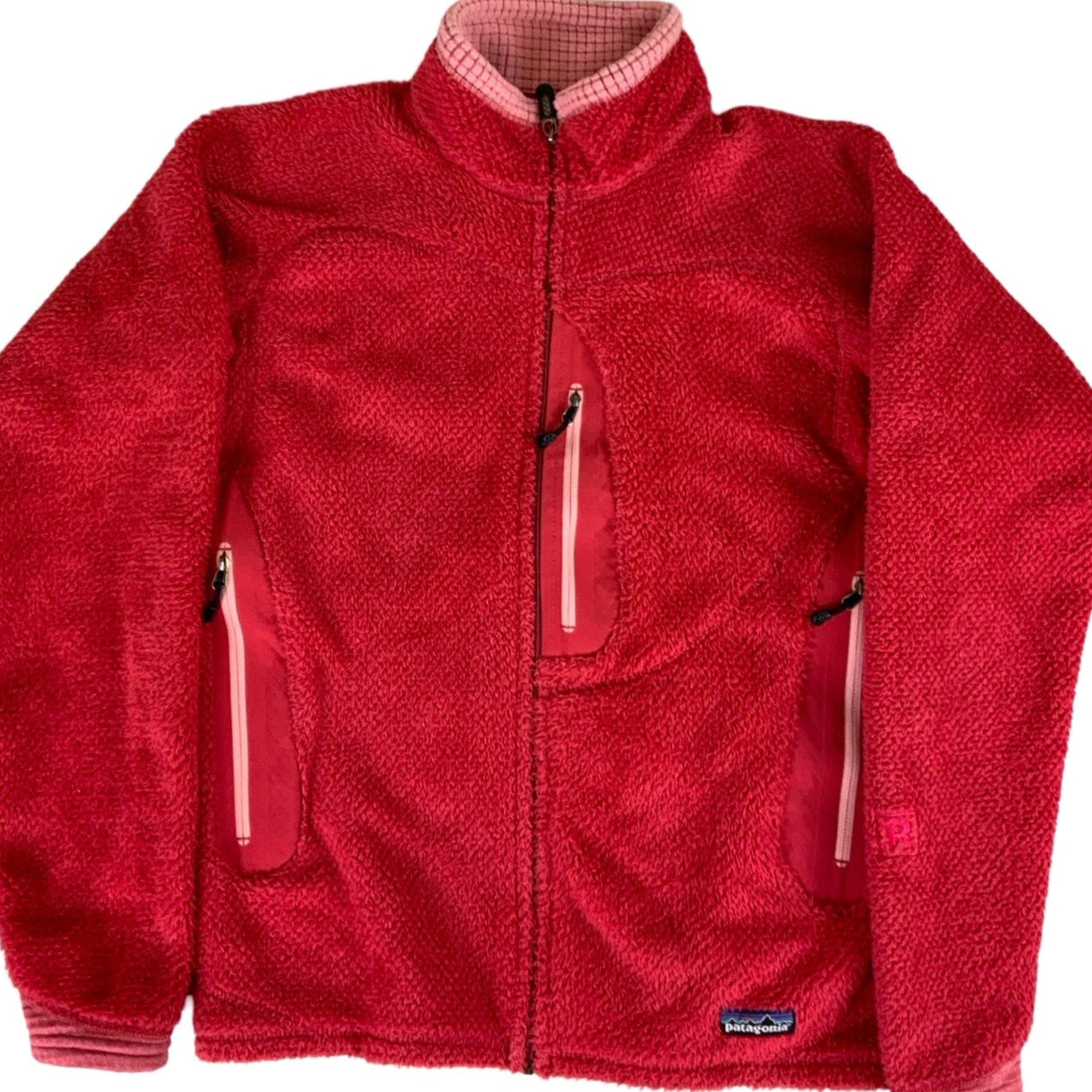 Y2K Patagonia Red Women's Fleece S M