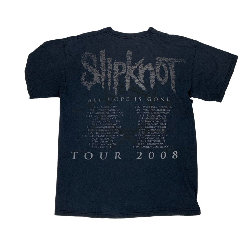 Vintage 2008 SLIPKNOT All Hope Is Gone Tour RARE Band T-Shirt S M