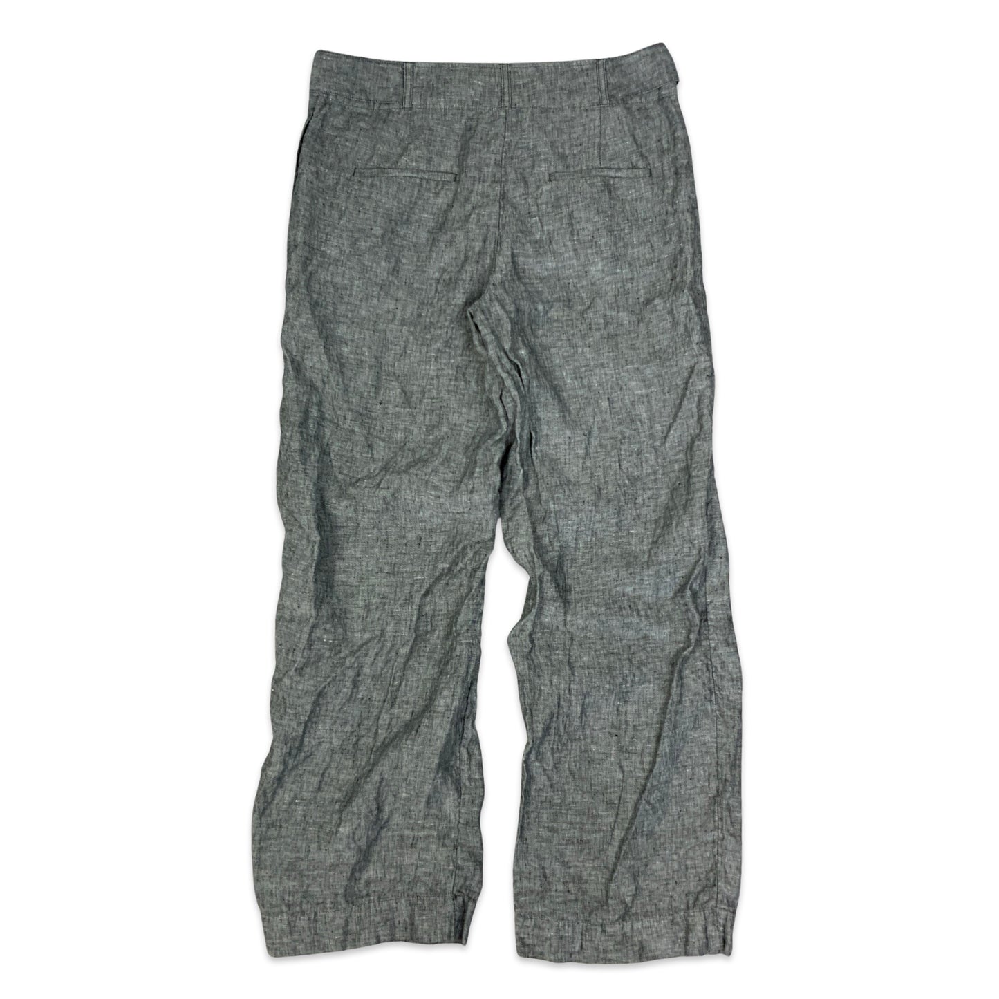 Grey Linen Trousers 16