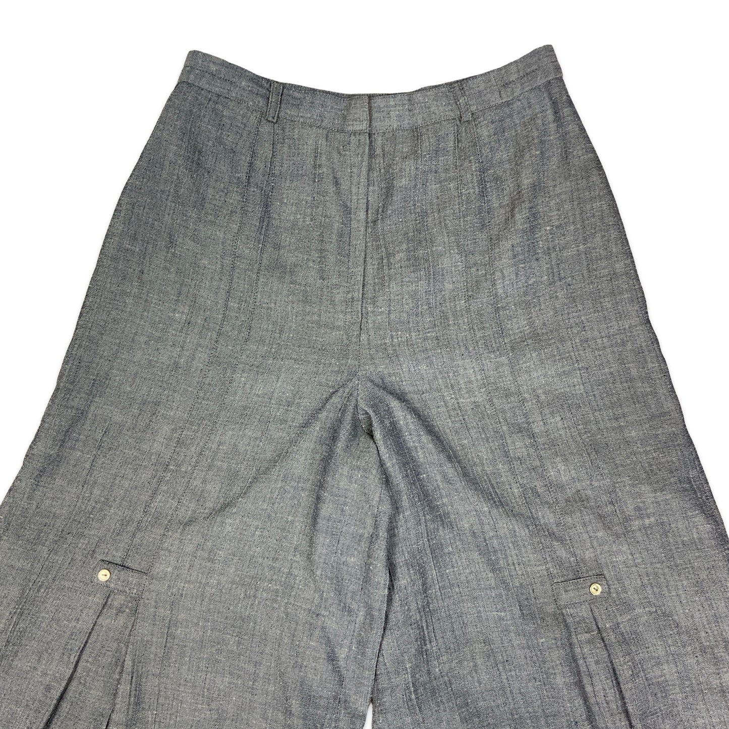 Vintage Grey Wide Leg Shorts 10