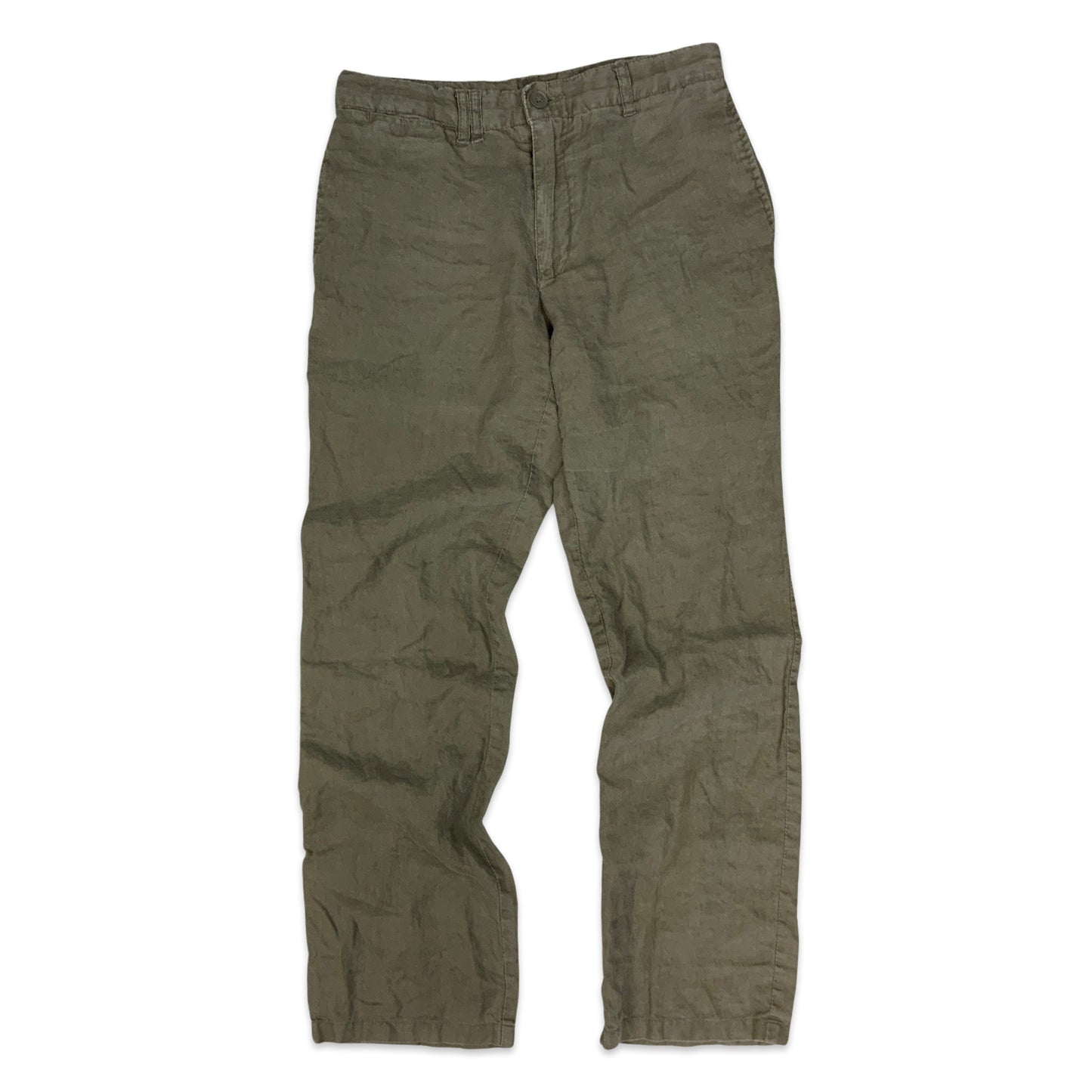 Grey Linen Trousers 12