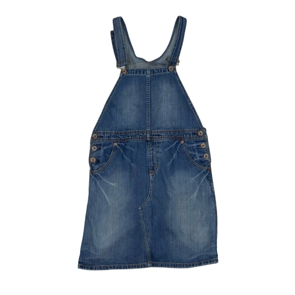 Vintage ‘Westwood Outfitters’ Denim Pinafore Dungaree Dress 12 14