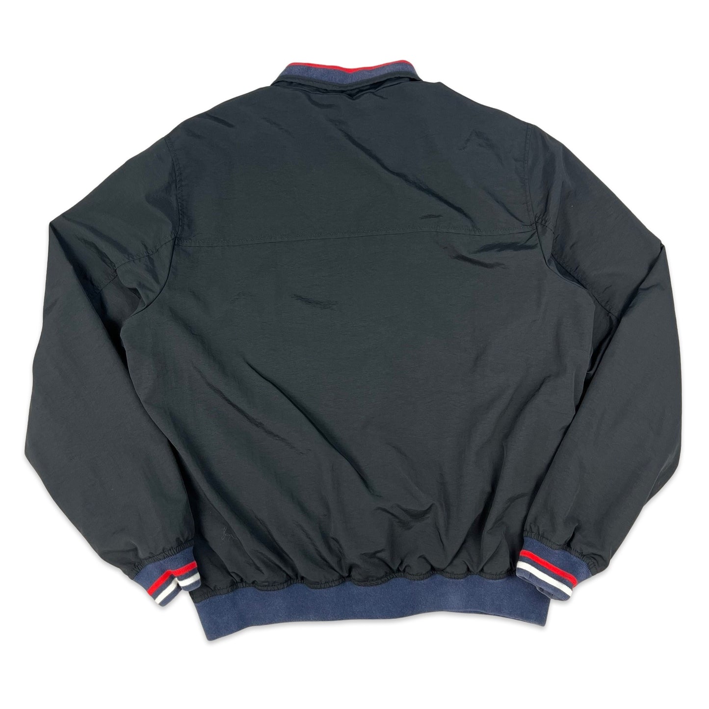 Tommy Hilfiger Black Zip-up Windbreaker M L