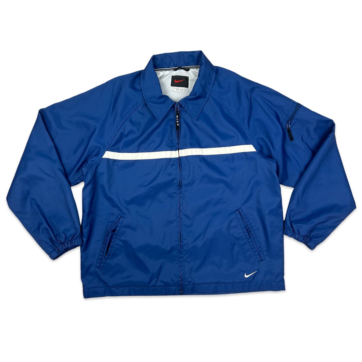 Vintage Y2K Nike Blue & White Windbreaker 18 20