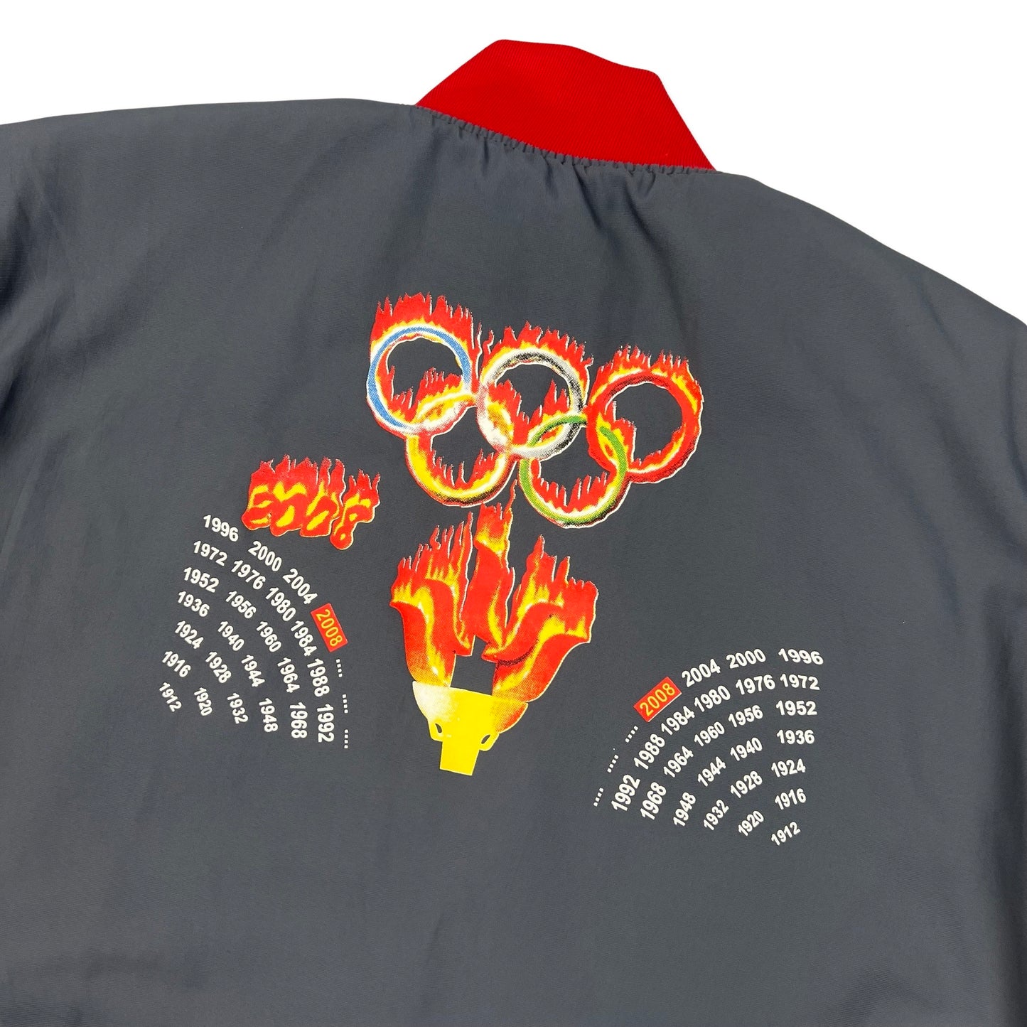 2008 Beijing Olympics Adidas Reversible Track Jacket M L