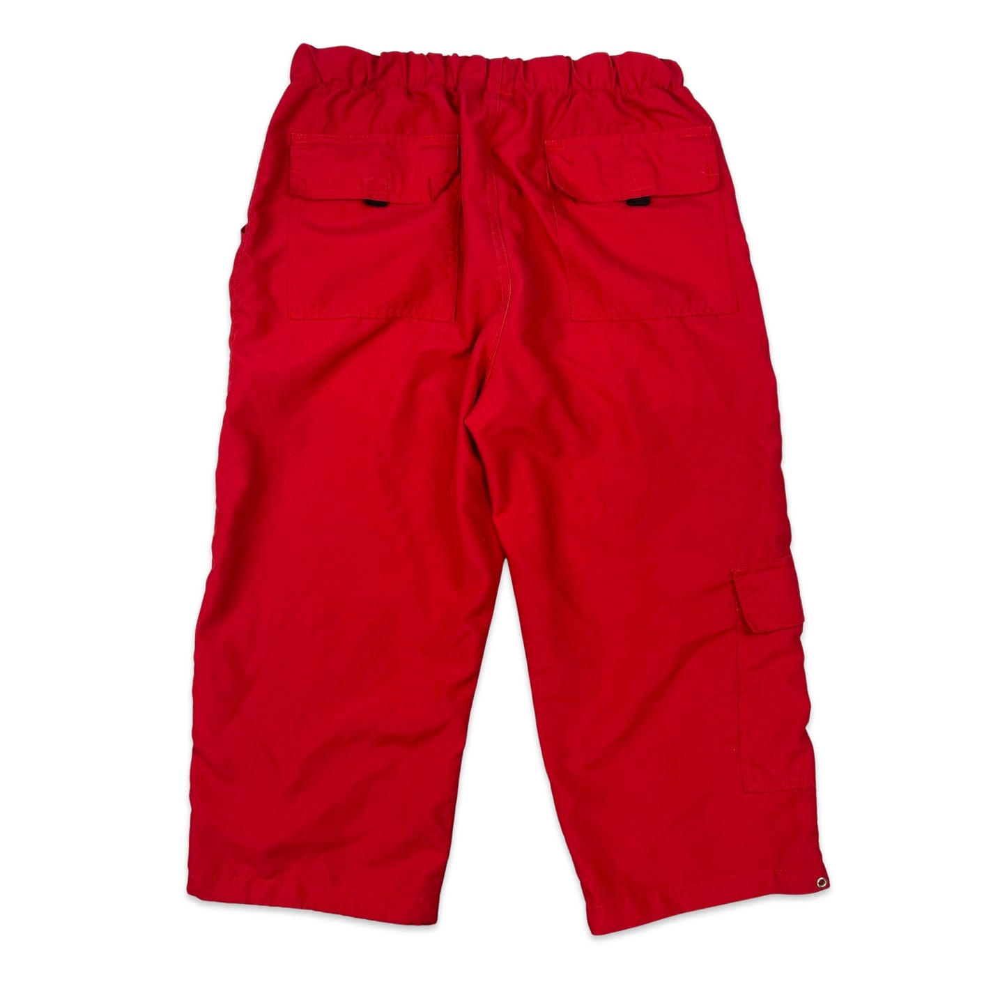 Vintage Red 3/4 Cargo Shorts L XL