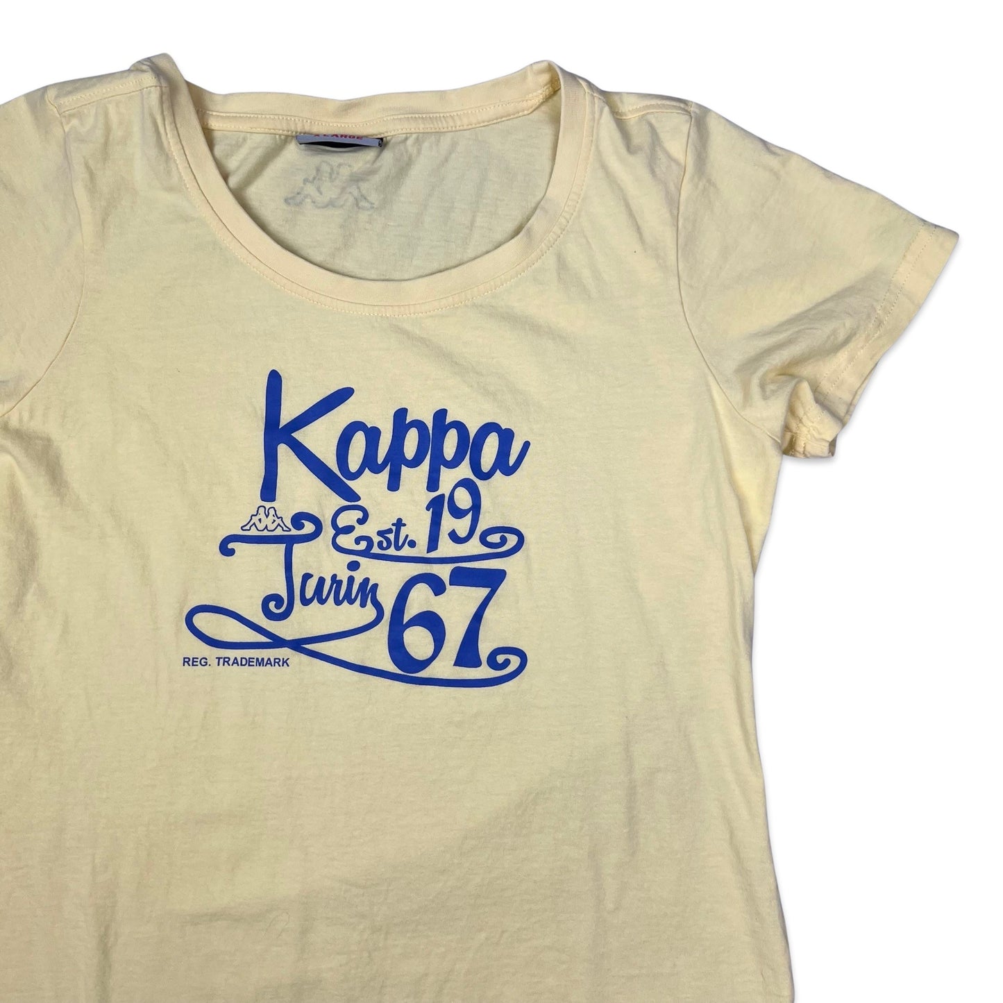 Kappa Yellow Graphic Print Top 12 14