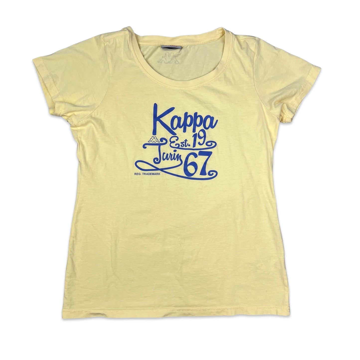 Kappa Yellow Graphic Print Top 12 14