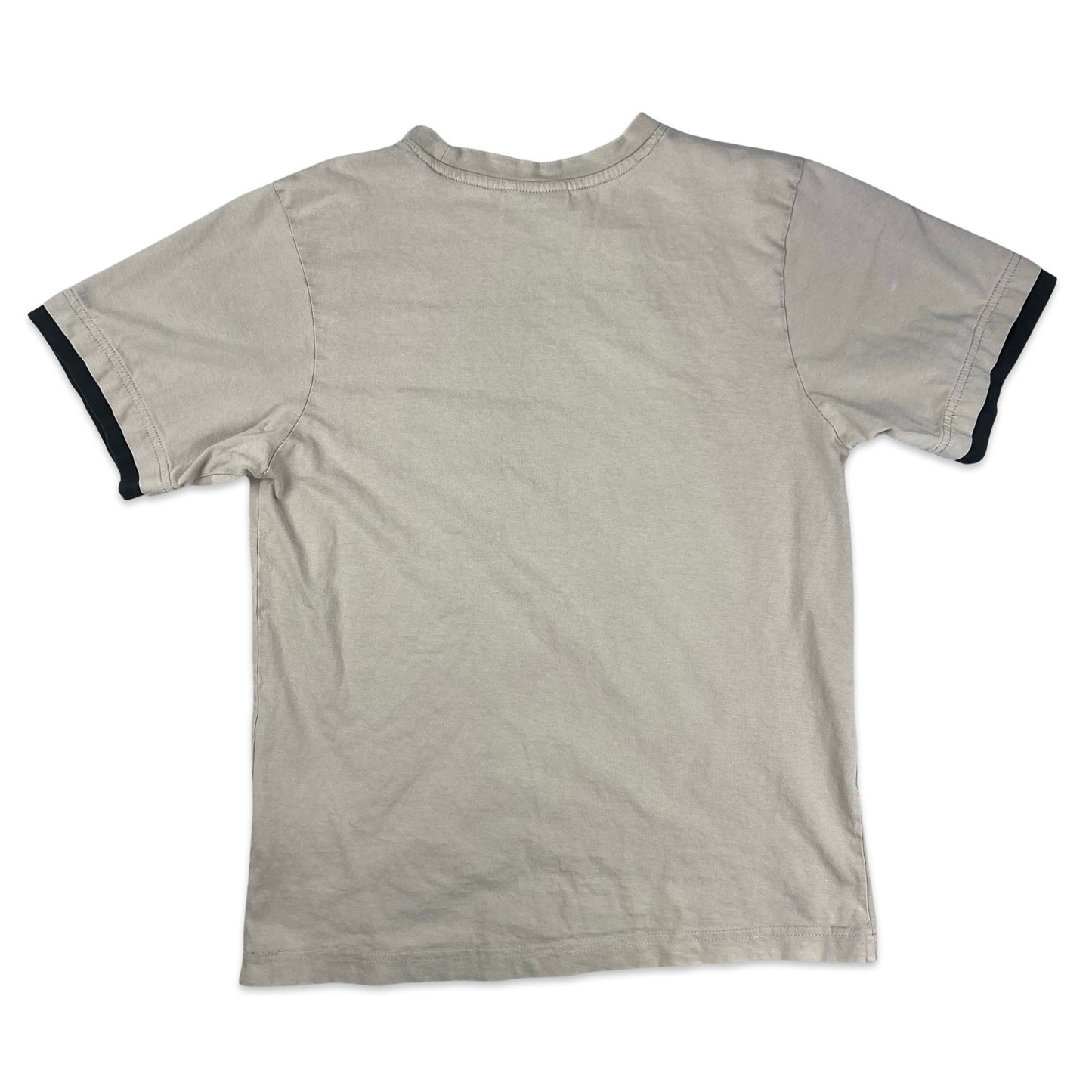 Kappa Taupe & Black Spell Out Tee XS S