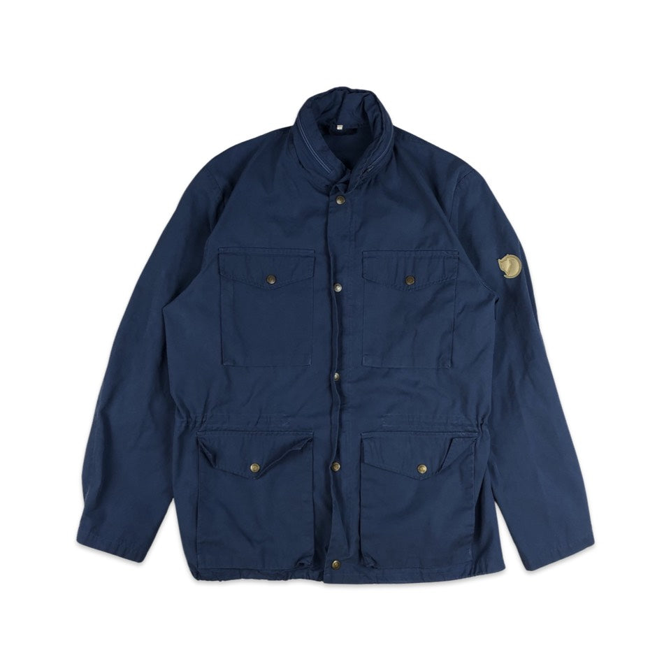 Vintage Fjallraven Blue Hooded Parka Jacket L