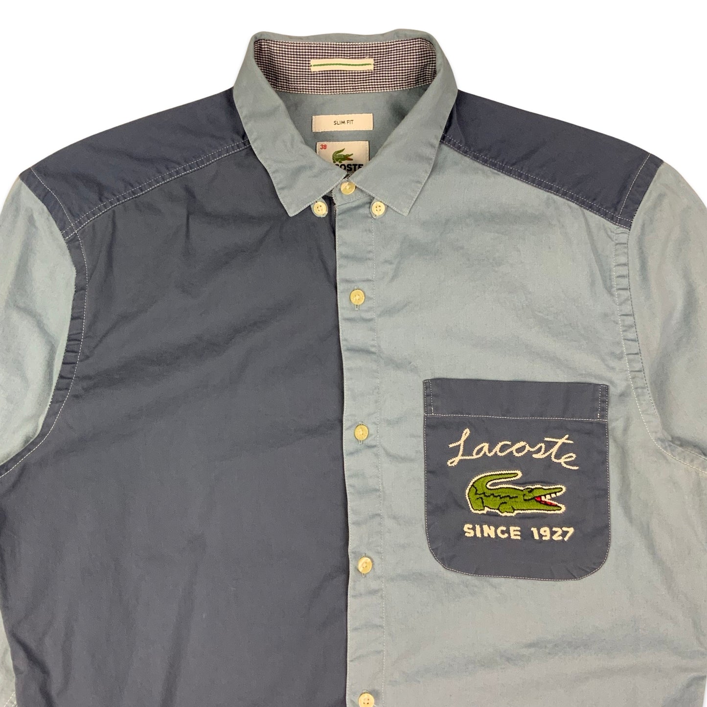 Vintage Blue Lacoste Shirt S