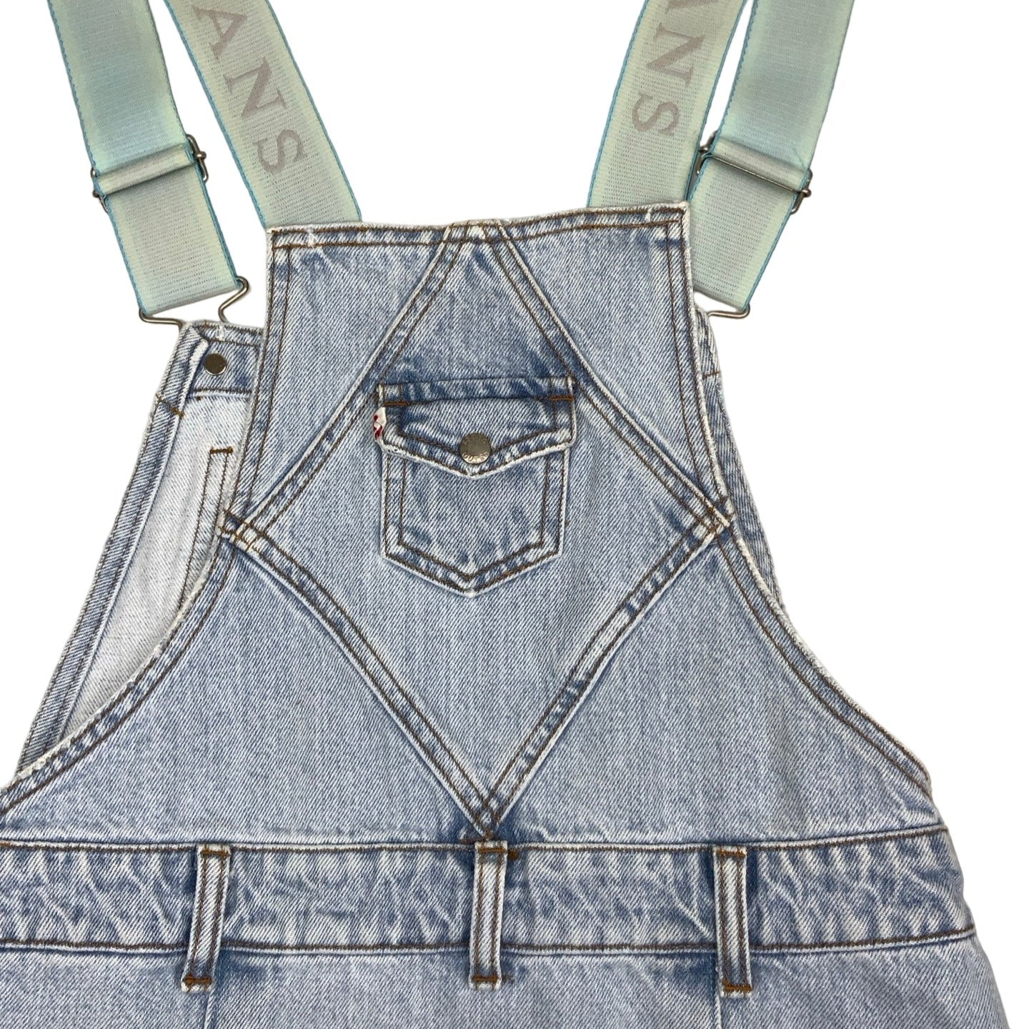 Vintage ‘Guess Jeans’ Blue Pinafore Dungaree Dress 10 12