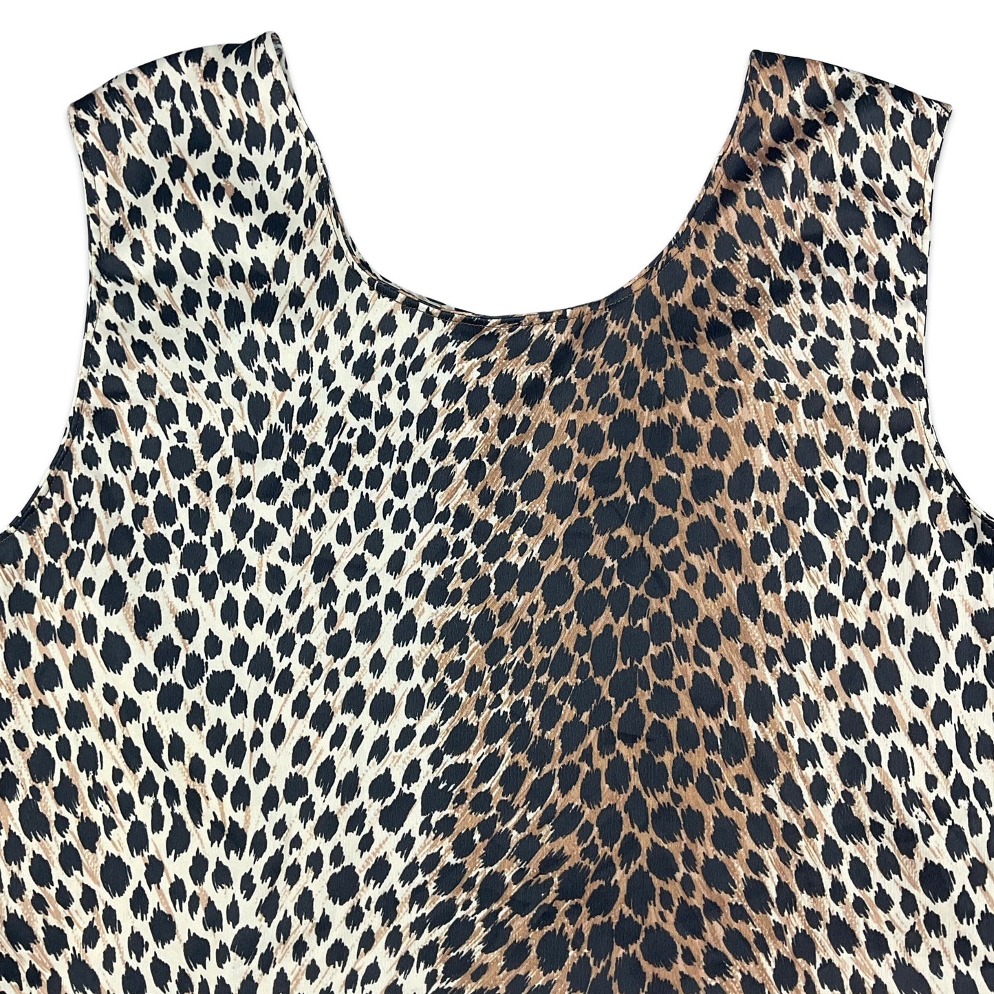 90s Y2K Cheetah Print Crop Top 6 8 10