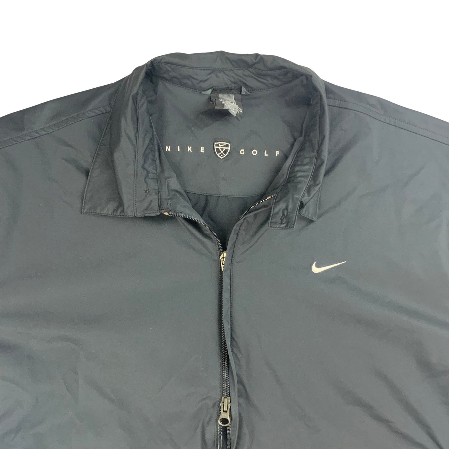 Y2K Black Nike Golf Jacket L