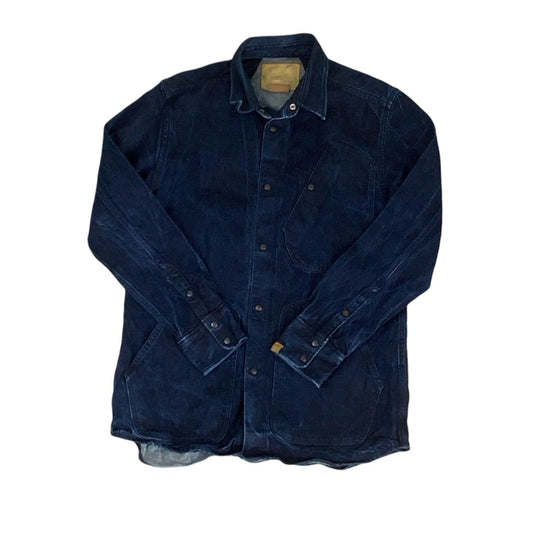 Vintage 90s G-Star Raw Denim Dark Blue Overshirt Jacket M L