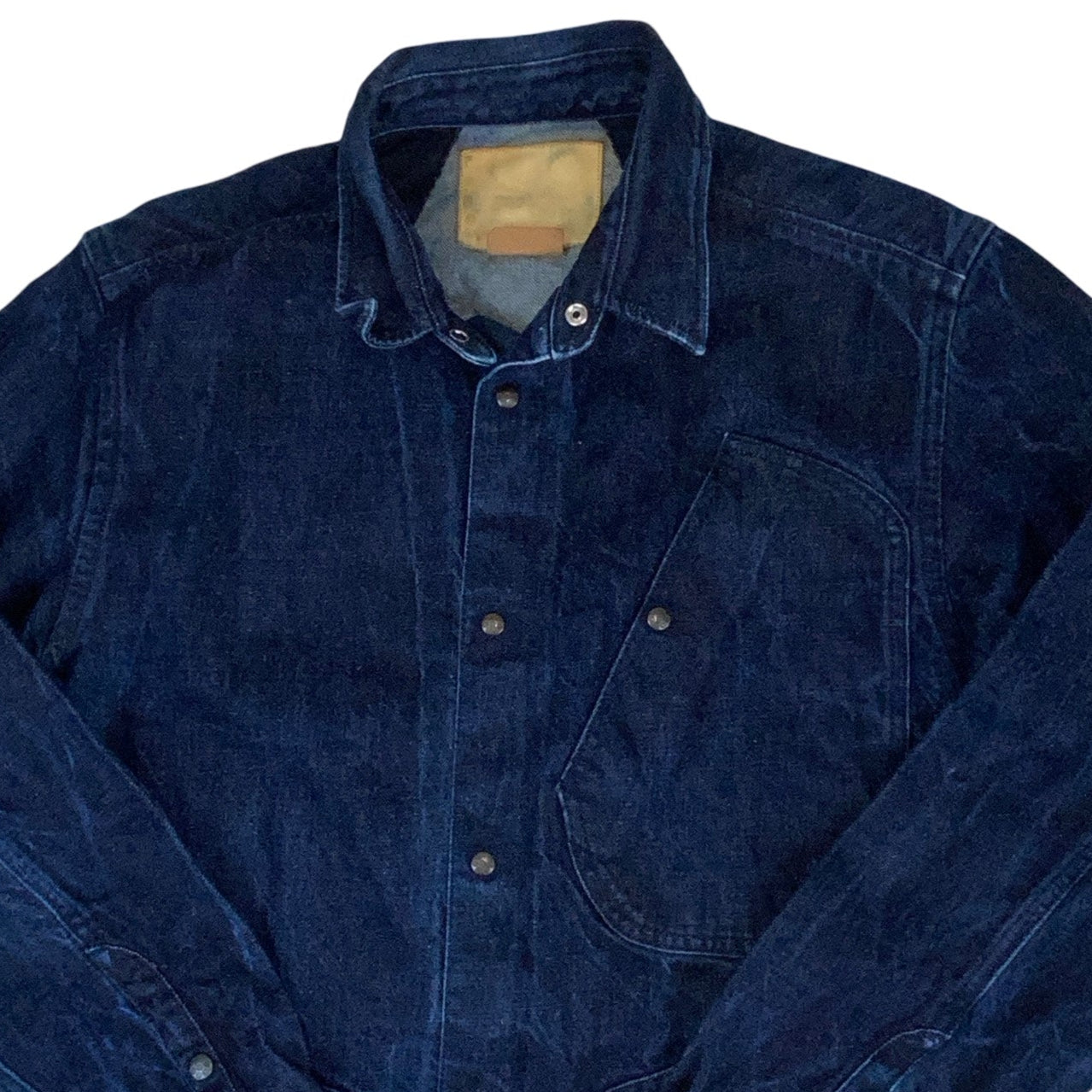 Vintage 90s G-Star Raw Denim Dark Blue Overshirt Jacket M L