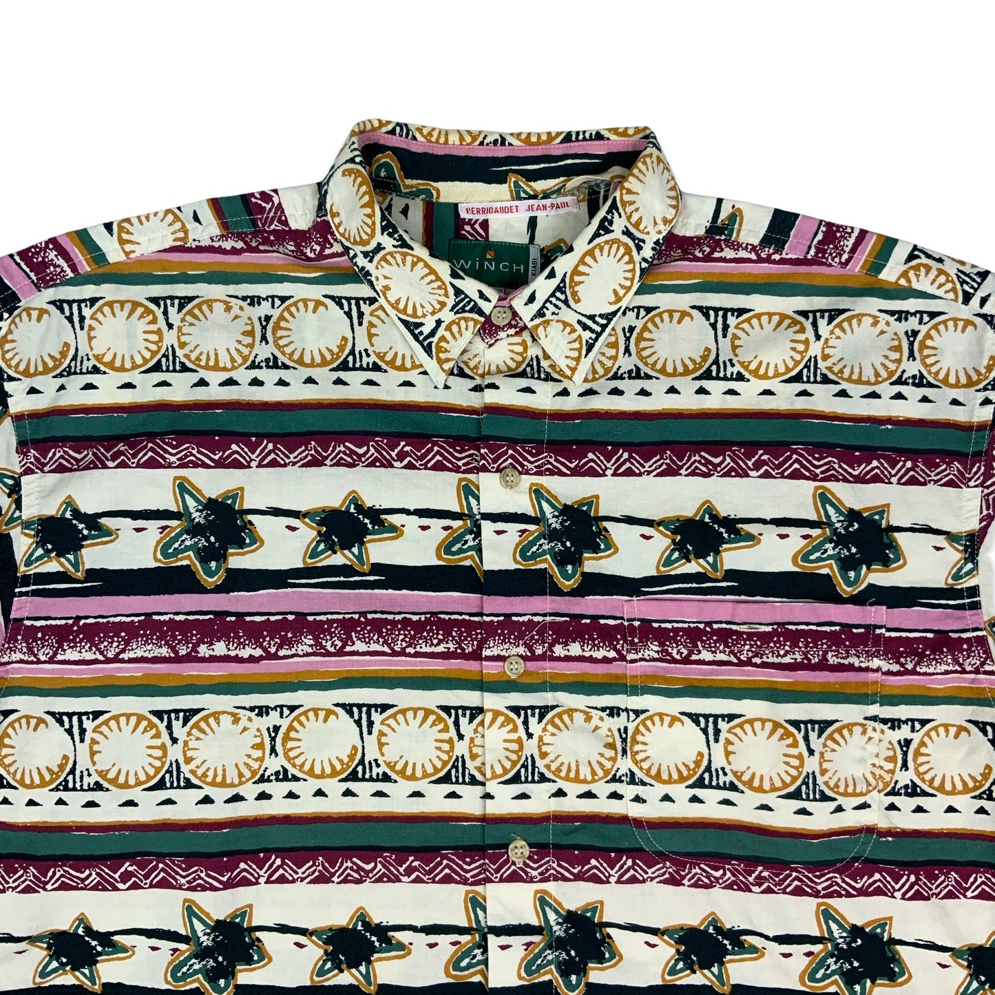 Vintage Tribal Print Shirt L