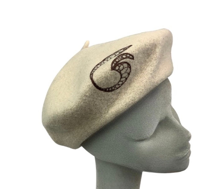 Vintage Beige Beret