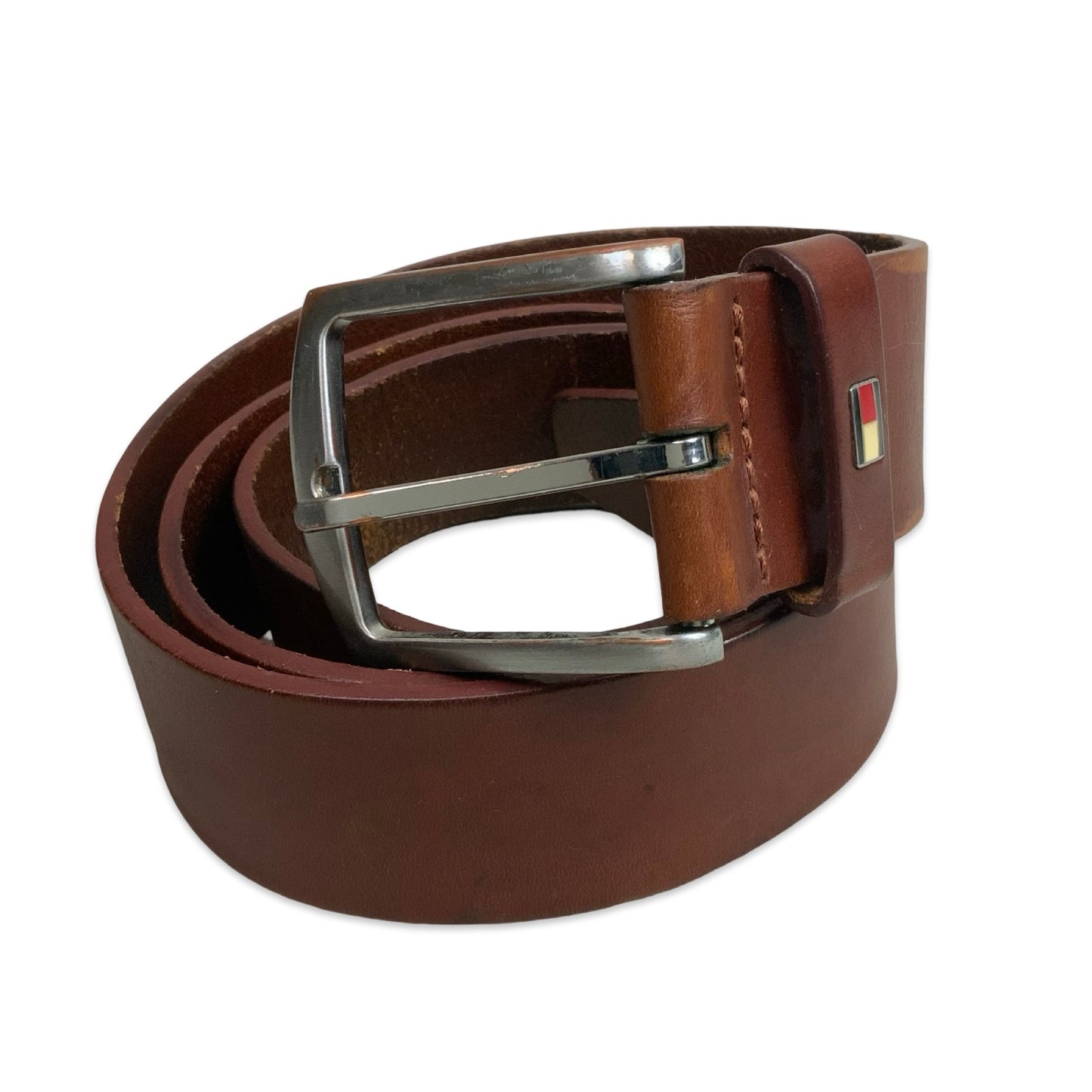 Vintage Tommy Hilfiger Brown Leather Belt