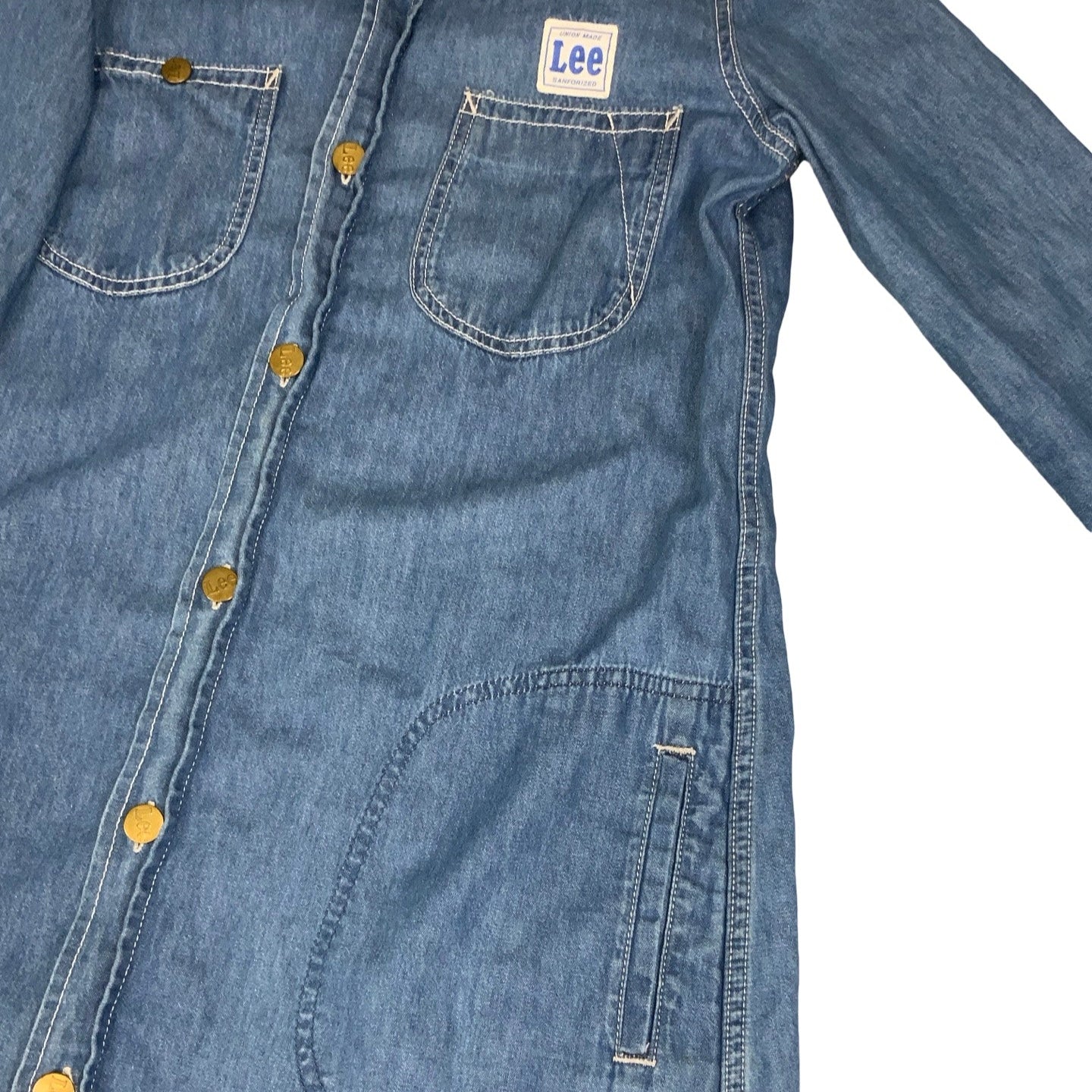 Vintage 90s ‘Union Made Lee’ LT9019 Denim Shirt S M