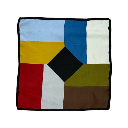 Vintage Multicolour Silk Scarf