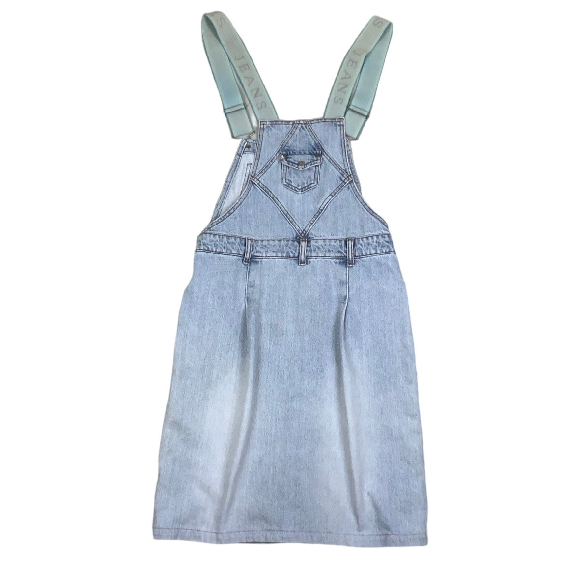 Vintage ‘Guess Jeans’ Blue Pinafore Dungaree Dress 10 12