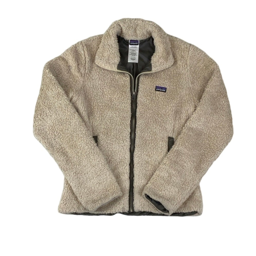 Vintage 90s ‘Patagonia’ Cream Teddy Zip-Up Fleece S 10 12