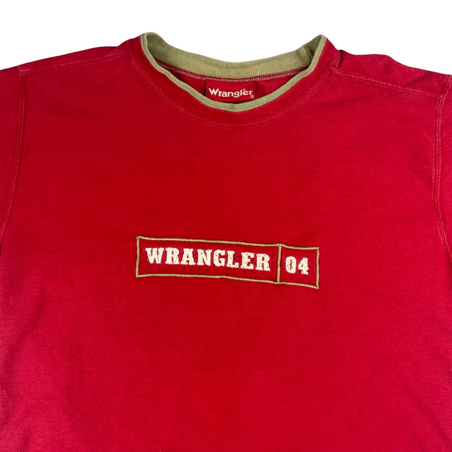 90s Red Wrangler Tee S M