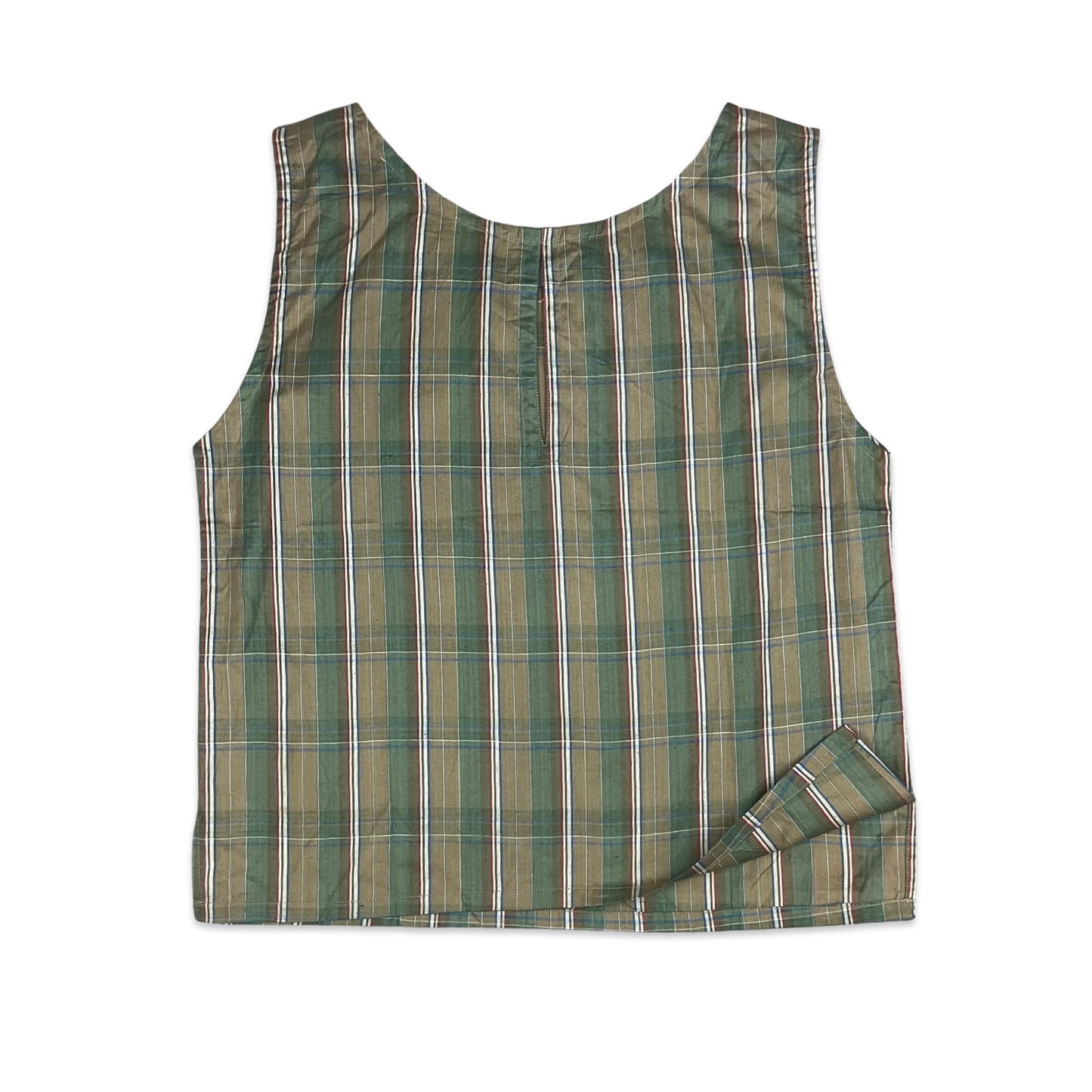 Vintage Plaid Vest Top 8 10 12