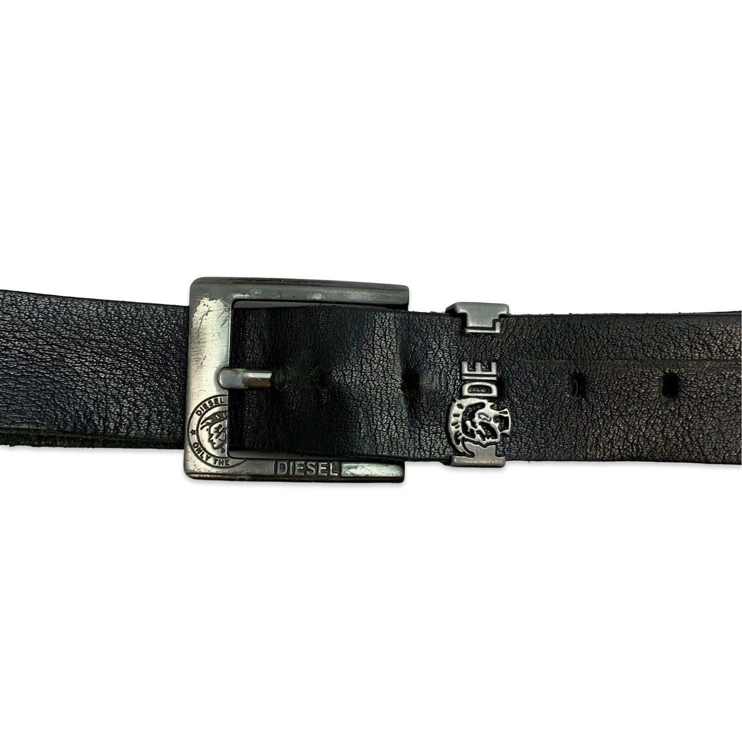 Vintage Black & Silver Diesel Belt