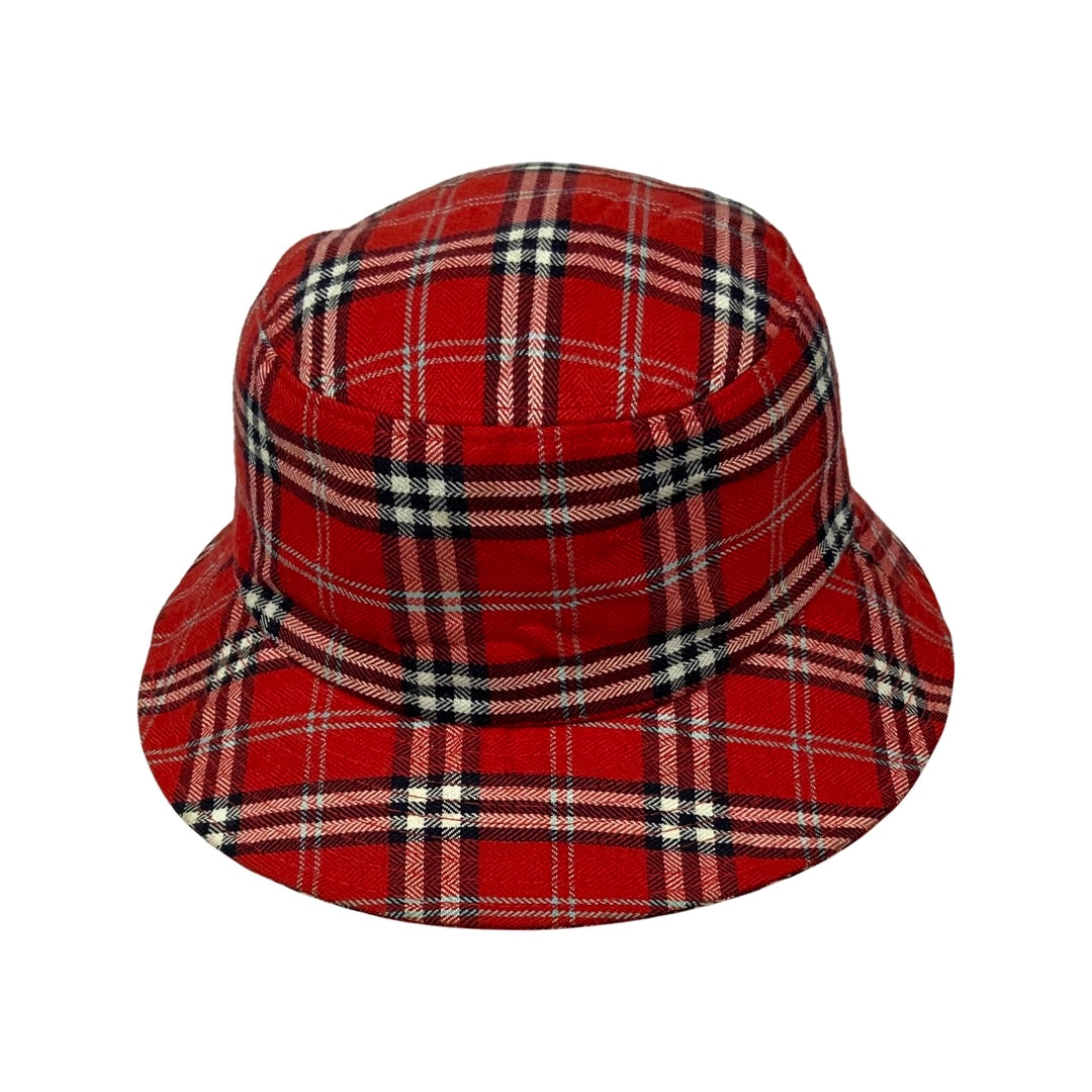 Vintage Red Tartan Bucket Hat