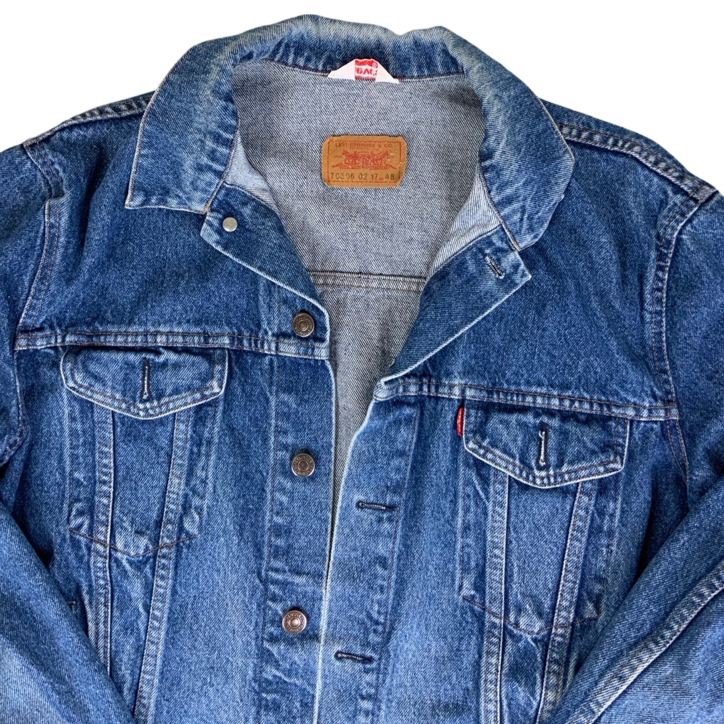 Vintage 00s Y2k Levi's Dark Denim Trucker Jacket L