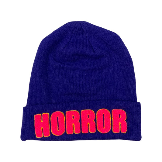 Vintage Oversized Pop Slogan Horror Knitted Hat