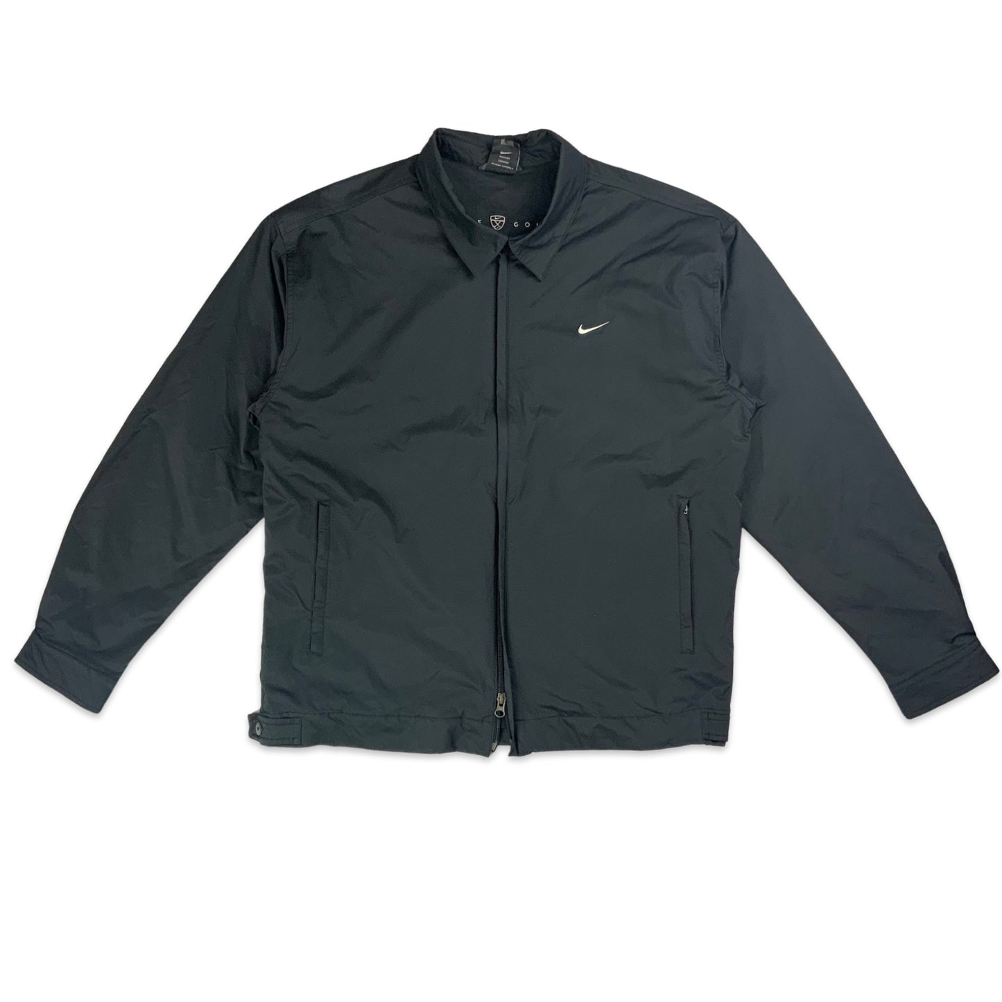 Y2K Black Nike Golf Jacket L