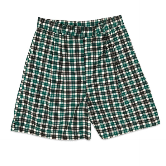 Vintage Green Tartan Shorts 8