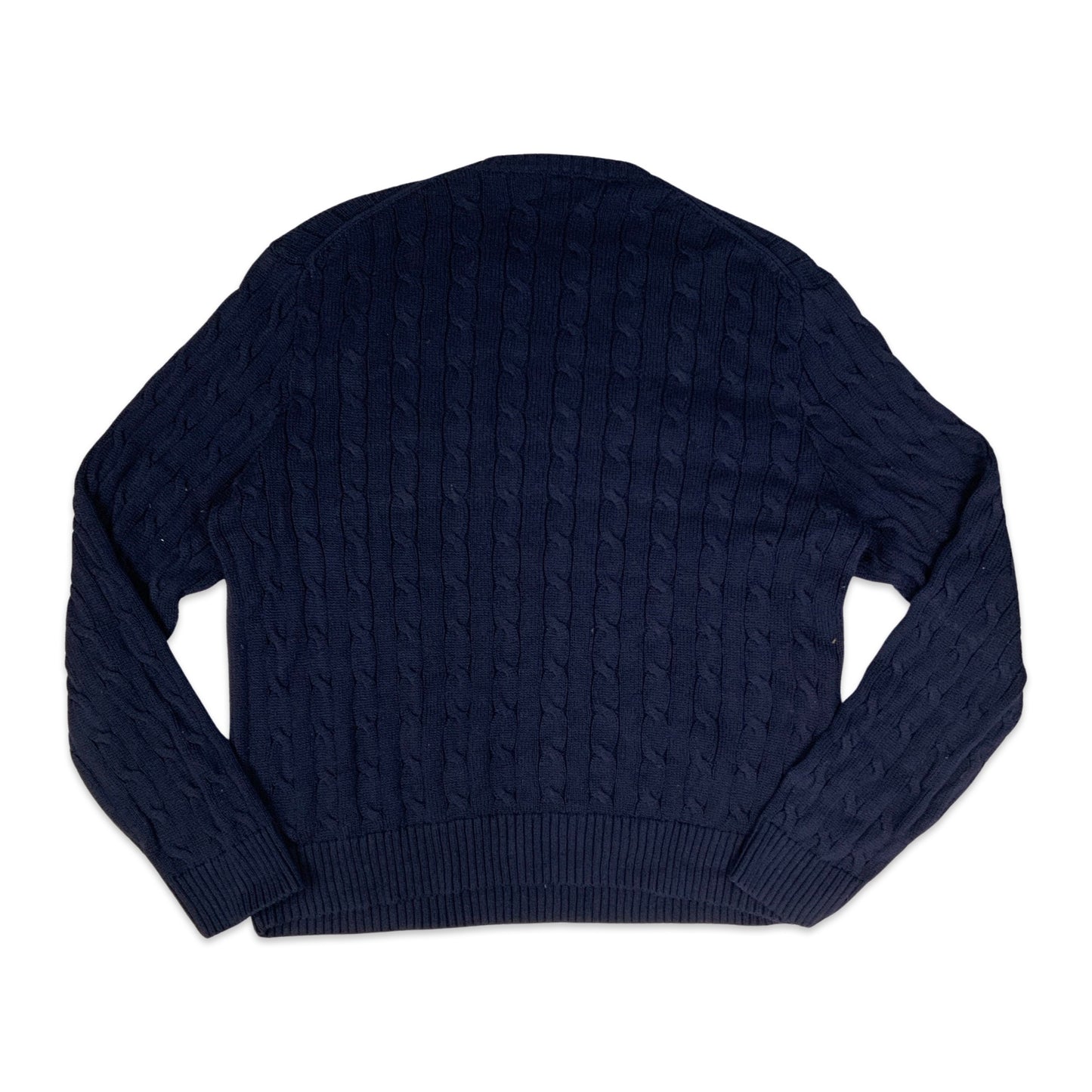 Ralph Lauren Navy Cable Knit Jumper XL XXL