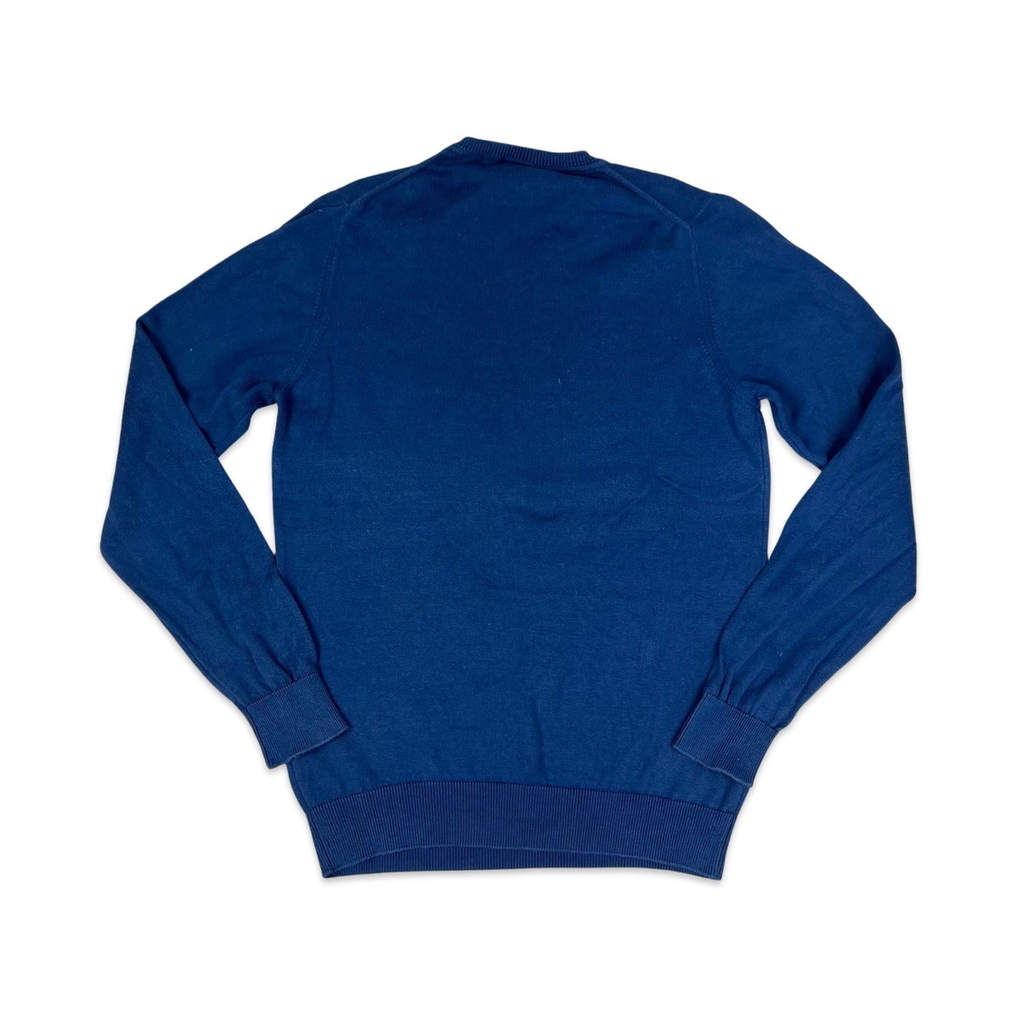 Lacoste Blue Crew Neck Knit Jumper XS S