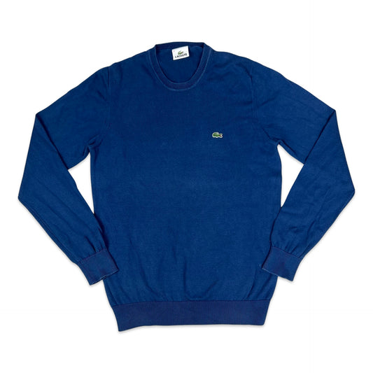 Lacoste Blue Crew Neck Knit Jumper XS S