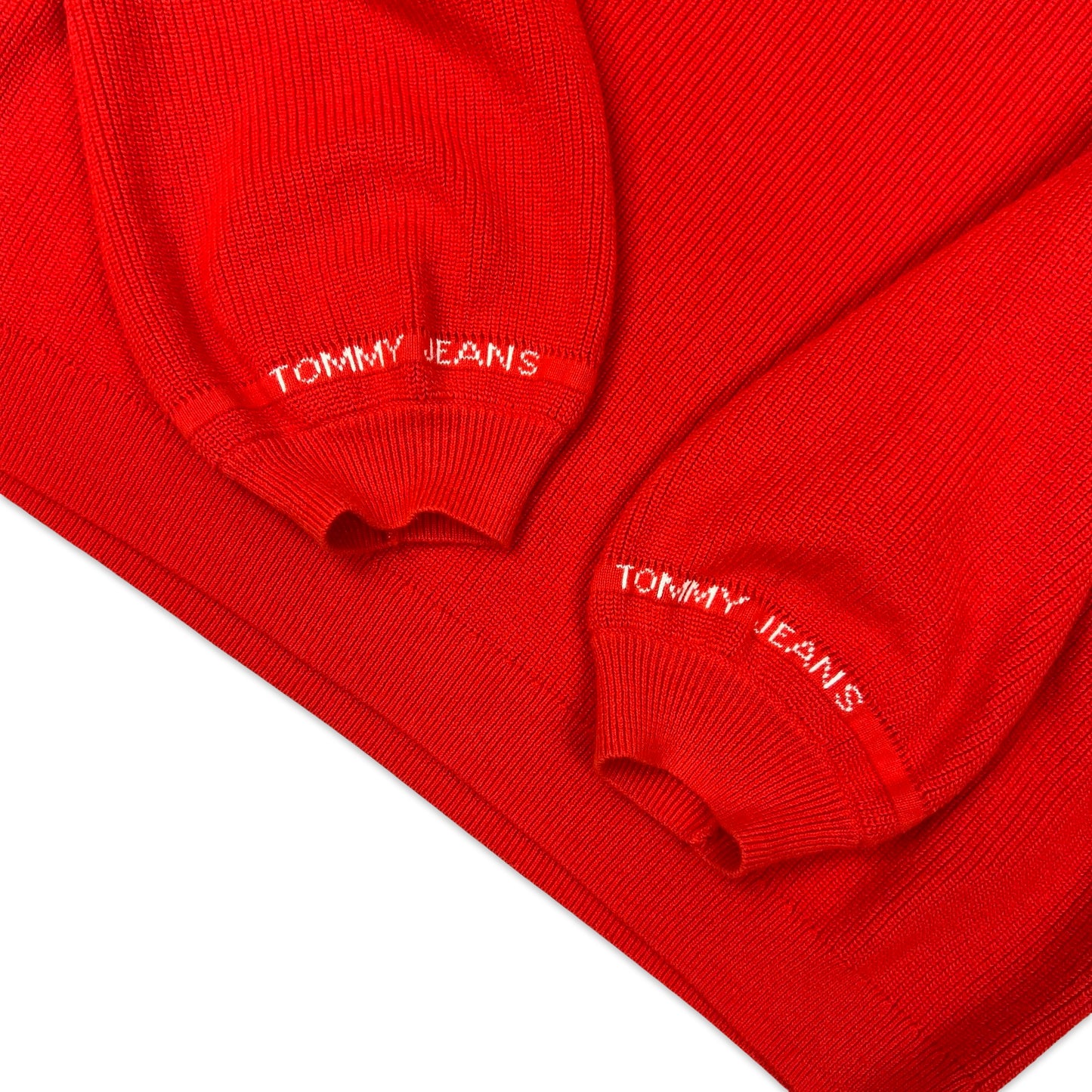 Tommy Jeans Red Knit Jumper 14 16