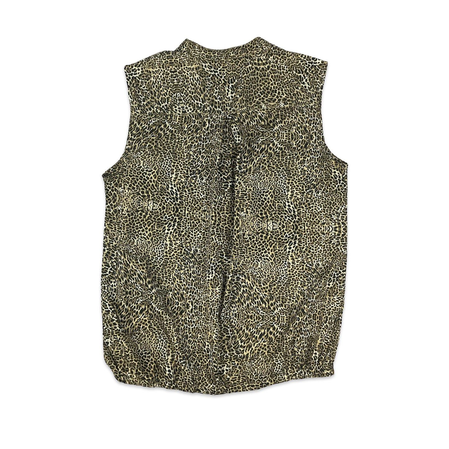 90s Cheetah Print Vest Top 6 8 10