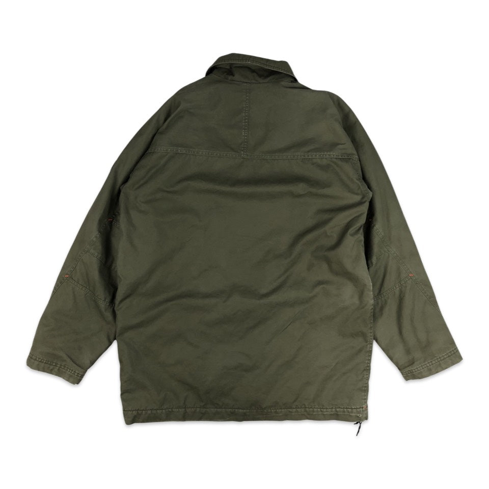 Vintage Y2K Preloved Timberland Fleece Lined Canvas Work Jacket L
