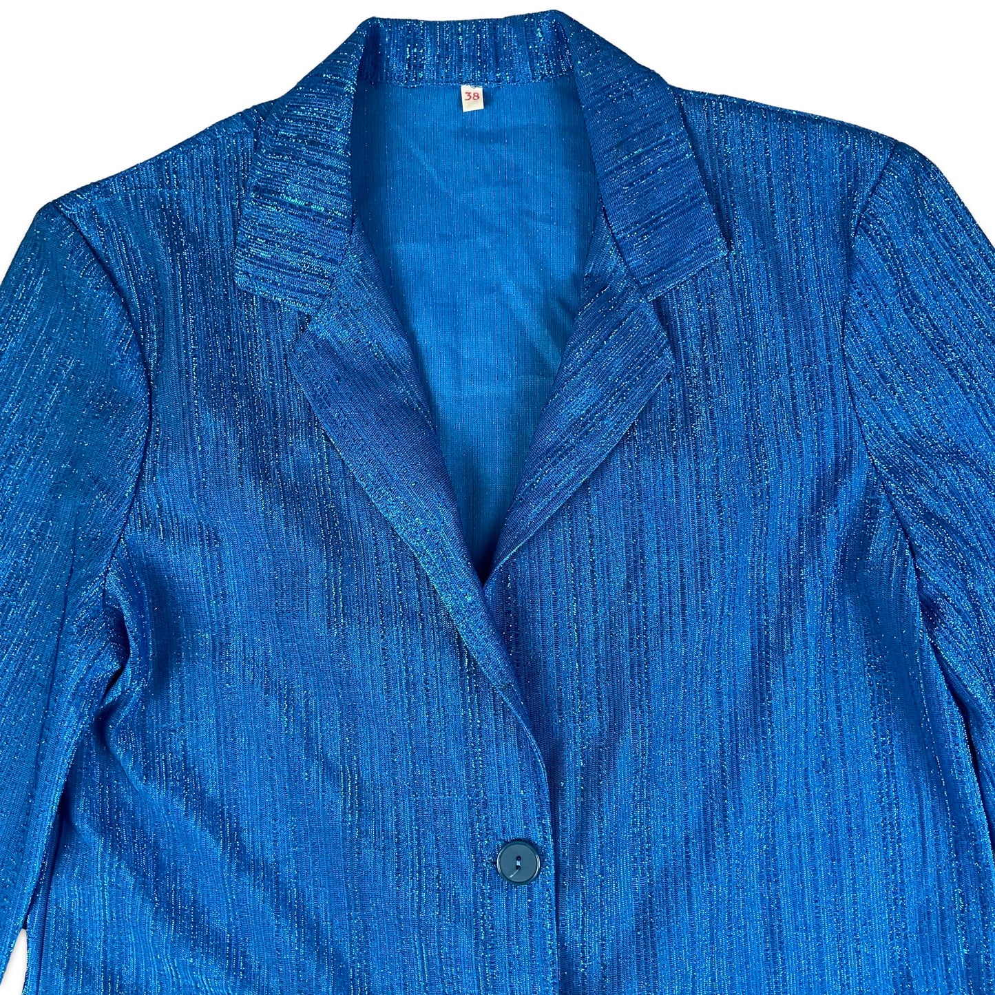 Vintage Blue Sparkly Blazer