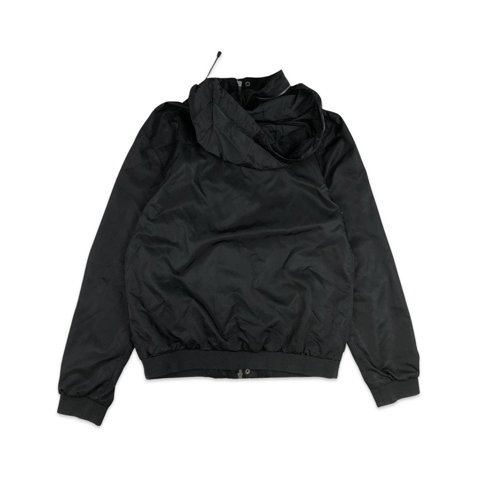 Vintage Y2K Preloved Levi's Black Hooded Raincoat M