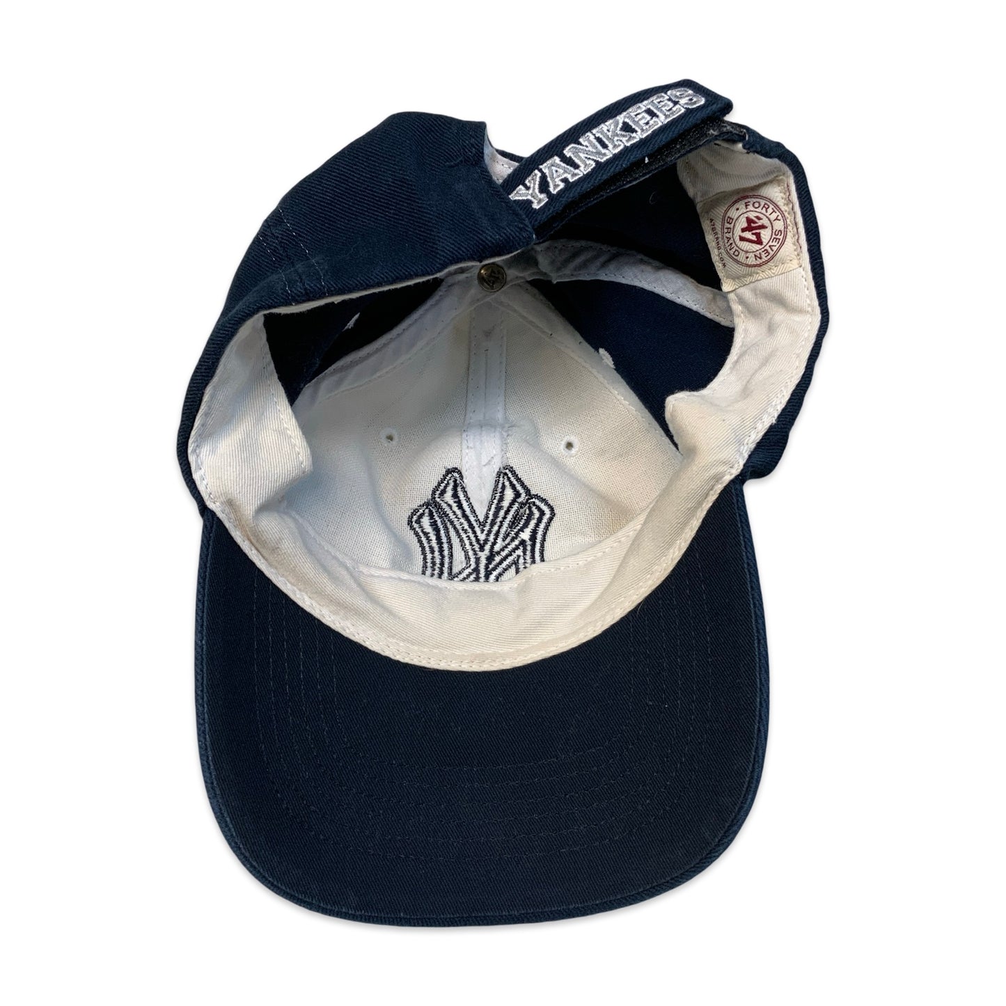 90s New York Yankees ‘47 Cap White Navy