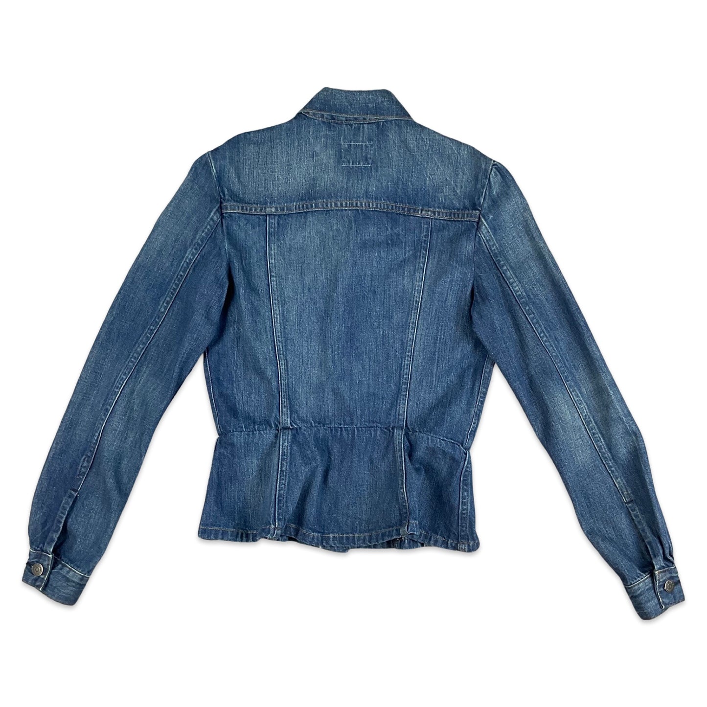 Vintage 90s Levis Peplum Denim Jacket 6 8 10